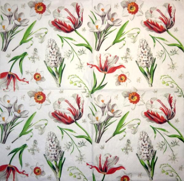 061 Narzissen - 3-lagig - Paper Design